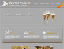 Tablet Screenshot of heidrunmeadery.com